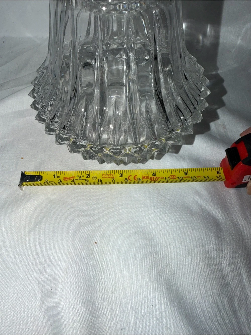 classic clear glass oil lamp
